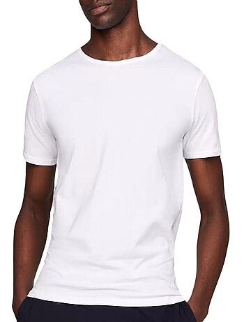 Pack 3 T-Shirts Tommy Hilfiger Stretch para Homem - Preto/Cinzento/Branco