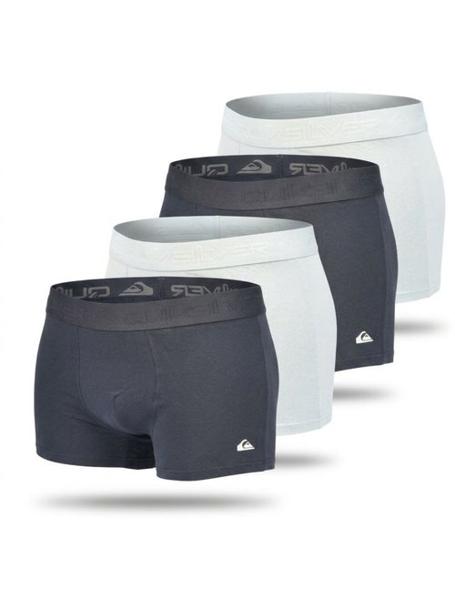 Pack 4 Cuecas Boxer Homem Conforto Algodão Stretch Quiksilver - Kiabi Pack 4 Cuecas Boxer Homem Conforto Algodão Stretch Quiksilver - Kiabi