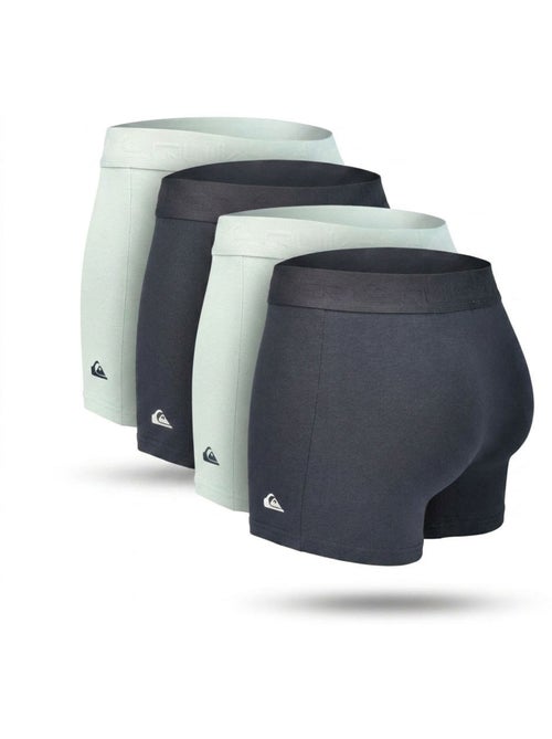 Pack 4 Cuecas Boxer Homem Conforto Algodão Stretch Quiksilver - Kiabi Pack 4 Cuecas Boxer Homem Conforto Algodão Stretch Quiksilver - Kiabi