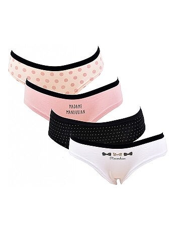 Pack 4 Cuecas Mulher MANOUKIAN