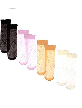 Pack 4 Pares Meias de Mulher Vero Moda Tilla