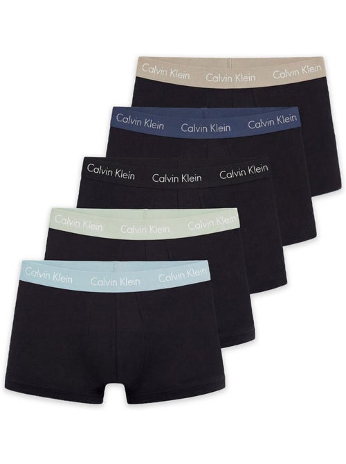 Pack 5 boxers calvin klein jeans low rise para homem preto/azul - Kiabi Pack 5 boxers calvin klein jeans low rise para homem preto/azul - Kiabi