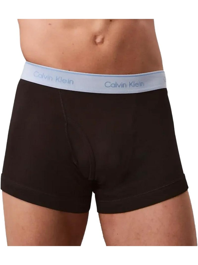 Pack 5 boxers calvin klein jeans trunk pretos para homem Preto - Kiabi