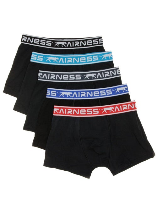 Pack 5 Boxers Pretos Airness para Rapaz - Kiabi Pack 5 Boxers Pretos Airness para Rapaz - Kiabi