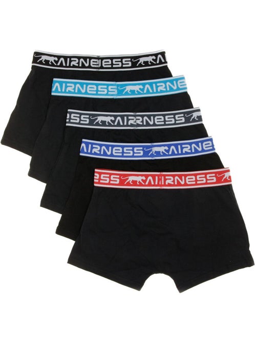 Pack 5 Boxers Pretos Airness para Rapaz - Kiabi Pack 5 Boxers Pretos Airness para Rapaz - Kiabi