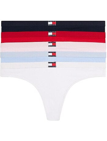 Pack 5 cuecas string de mulher tommy hilfiger