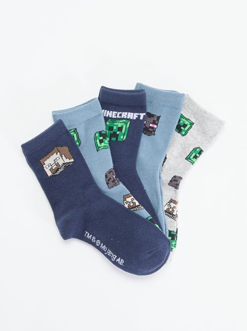 Pack 5 pares de meias 'Minecraft' - Kiabi
