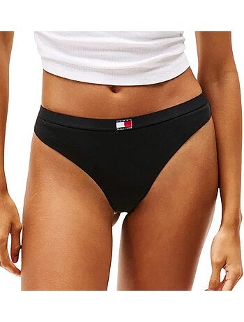 Pack 5 Tangas Pretas de Mulher Tommy Hilfiger