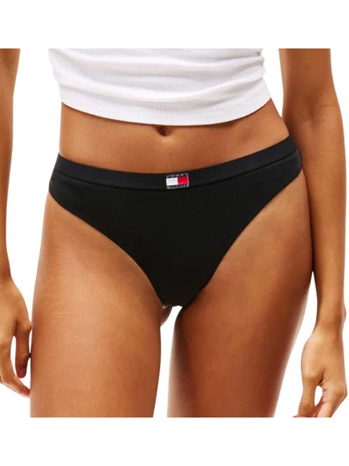 Pack 5 Tangas Pretas de Mulher Tommy Hilfiger - Kiabi