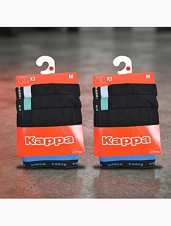 Pack 6 Cuecas Boxer Homem KAPPA Algodão Cinto Elástico