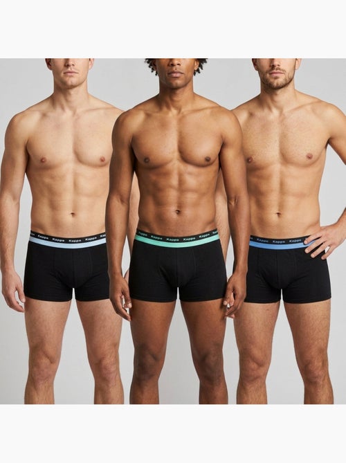 Pack 6 Cuecas Boxer Homem KAPPA Algodão Cinto Elástico - Kiabi Pack 6 Cuecas Boxer Homem KAPPA Algodão Cinto Elástico - Kiabi