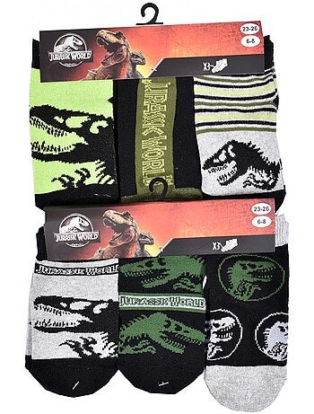 Pack 9 meias criança JURASSIC WORLD fantasia sortido