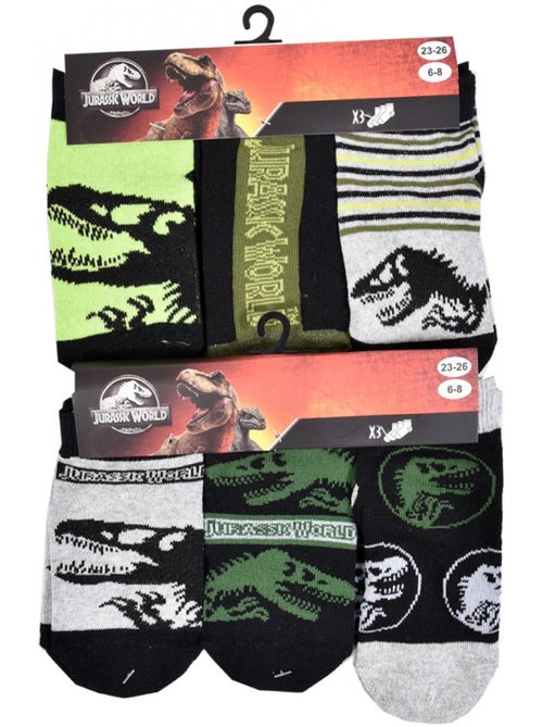 Pack 9 meias criança JURASSIC WORLD fantasia sortido - Kiabi Pack 9 meias criança JURASSIC WORLD fantasia sortido - Kiabi