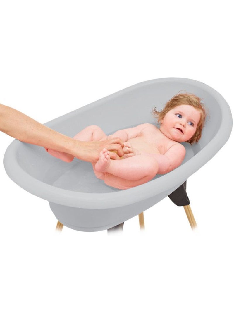 Pack banho 5 em 1 thermobaby vasco com suporte e termómetro Cinza - Kiabi