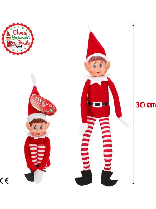 Pack com 2 elfos travessos originais de 30 cm - elves behavin’ badly - Kiabi