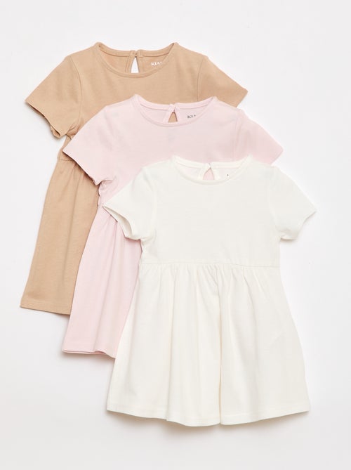 Pack com 3 vestidos - Kiabi