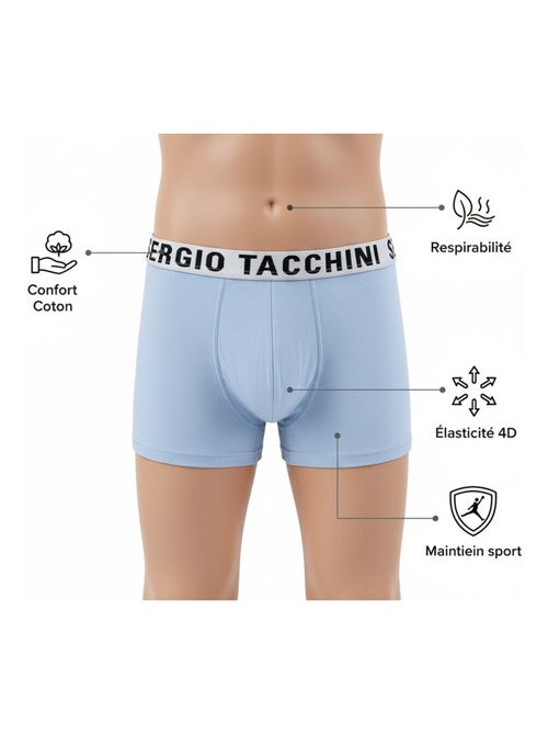 Pack Cueca Boxer Criança SERGIO TACCHINI (Conjunto de 4) - Kiabi Pack Cueca Boxer Criança SERGIO TACCHINI (Conjunto de 4) - Kiabi