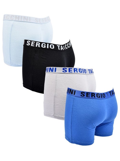 Pack Cueca Boxer Criança SERGIO TACCHINI (Conjunto de 4) - Kiabi Pack Cueca Boxer Criança SERGIO TACCHINI (Conjunto de 4) - Kiabi