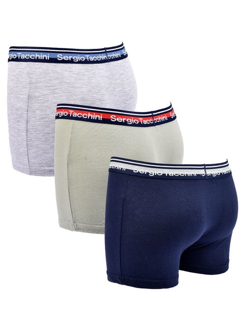 Pack Cuecas Boxer Criança SERGIO TACCHINI (3 unidades) - Kiabi Pack Cuecas Boxer Criança SERGIO TACCHINI (3 unidades) - Kiabi