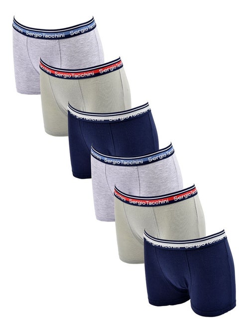 Pack Cuecas Boxer Criança SERGIO TACCHINI (Lote de 6) - Kiabi Pack Cuecas Boxer Criança SERGIO TACCHINI (Lote de 6) - Kiabi