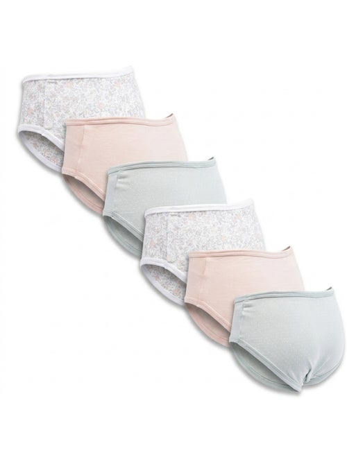 Pack Cuecas Rapariga Algodão OZABI - 6 Peças - Kiabi
