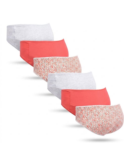 Pack Cuecas Rapariga Algodão OZABI - 6 Peças - Kiabi Pack Cuecas Rapariga Algodão OZABI - 6 Peças - Kiabi