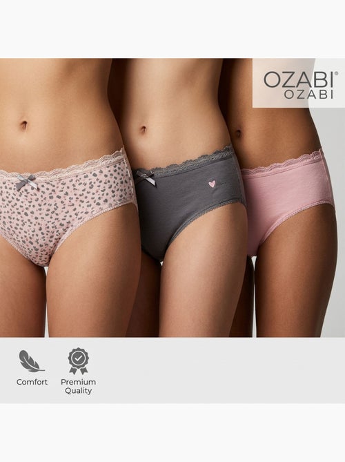 Pack Cuecas Rapariga Algodão OZABI - 6 Peças - Kiabi Pack Cuecas Rapariga Algodão OZABI - 6 Peças - Kiabi