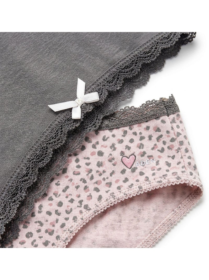 Pack Cuecas Rapariga Algodão OZABI - 6 Peças Rosa/Multicolorido - Kiabi