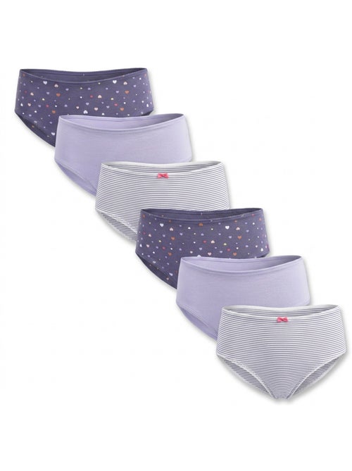 Pack Cuecas Rapariga Algodão OZABI - 6 Peças - Kiabi Pack Cuecas Rapariga Algodão OZABI - 6 Peças - Kiabi