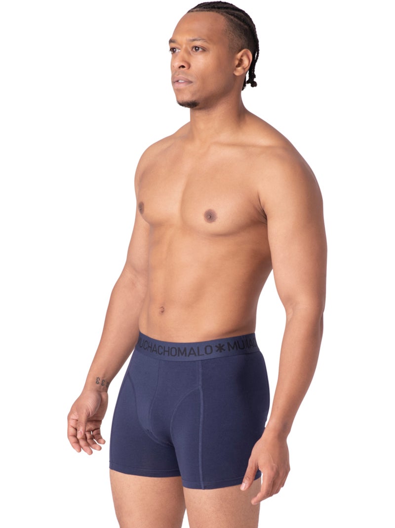 Pack de 10 boxers Muchachomalo Azul-Preto - Kiabi