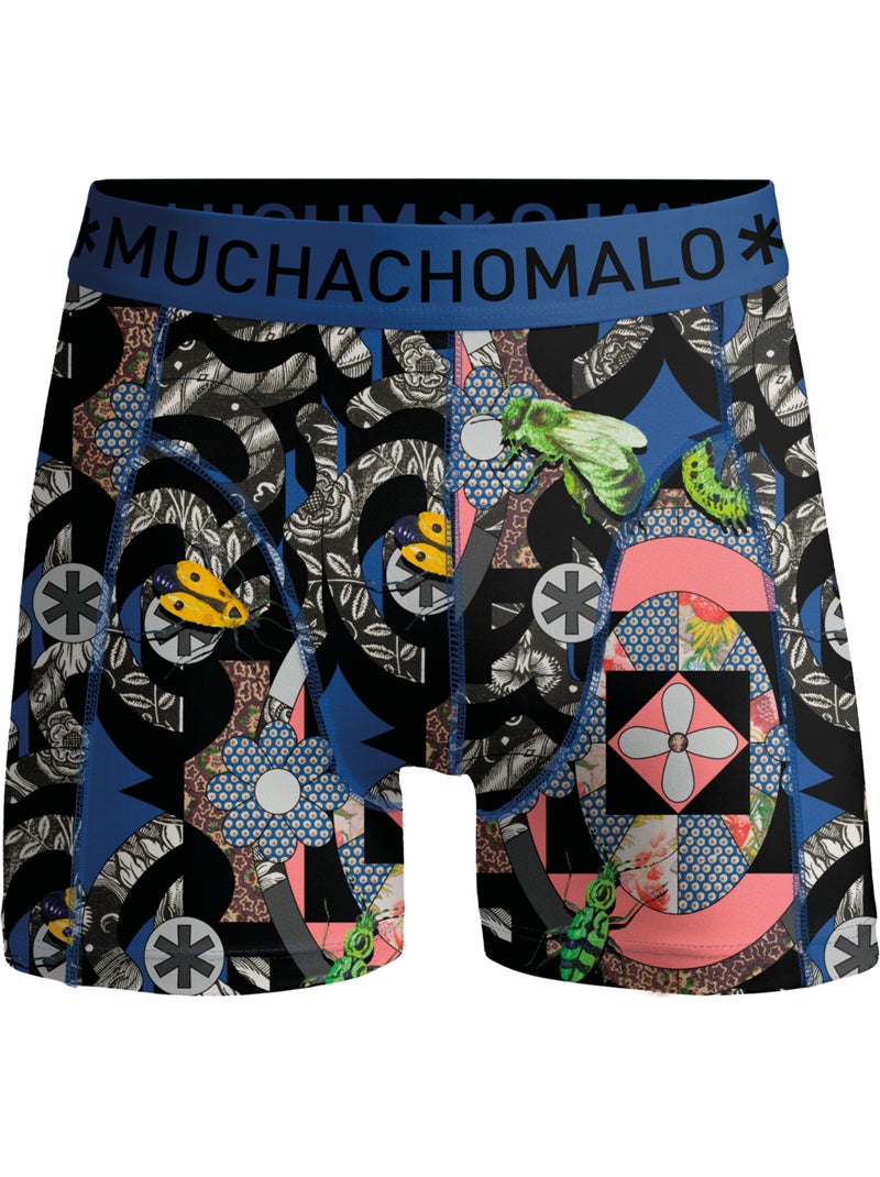 Pack de 10 boxers Muchachomalo Azul-Preto - Kiabi