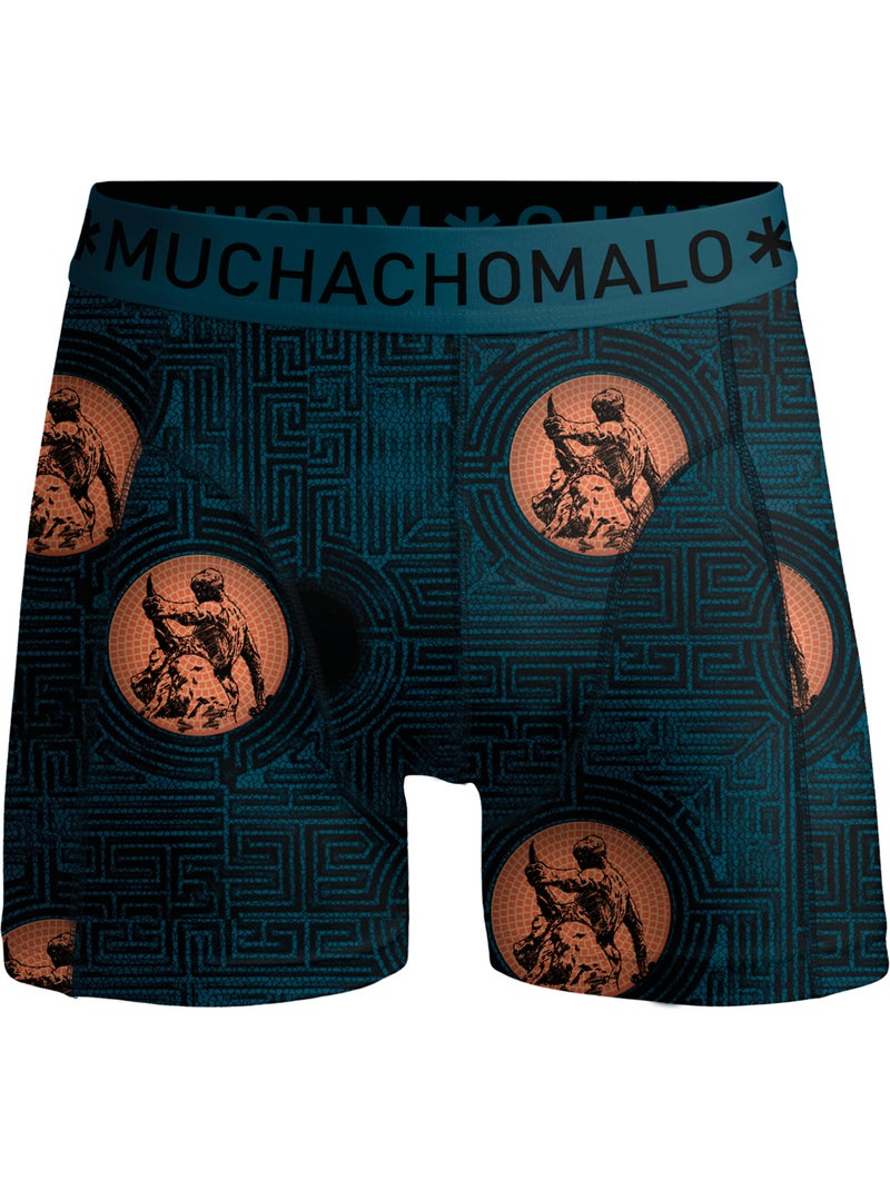 Pack de 10 boxers Muchachomalo Azul Verde Azul - Kiabi