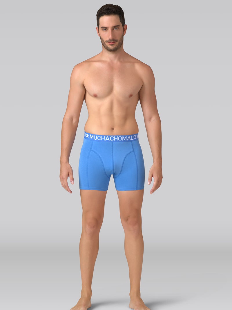 Pack de 10 boxers Muchachomalo Preto/Azul/Verde - Kiabi