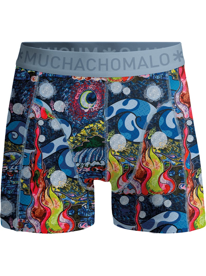 Pack de 10 boxers Muchachomalo Preto/Azul/Verde - Kiabi