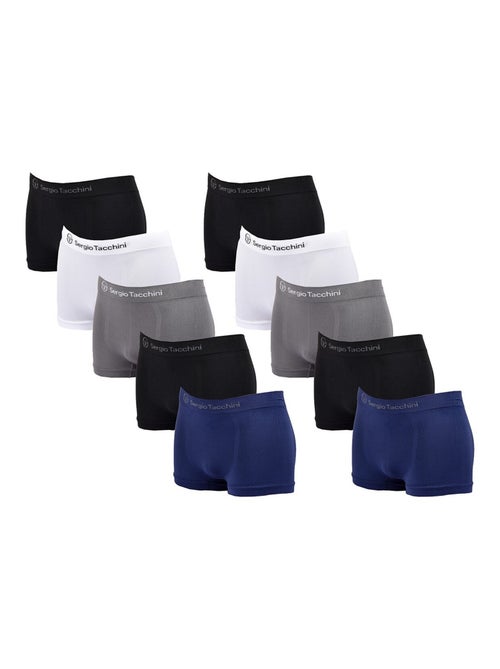 Pack de 10 Cuecas Boxer Sem Costuras SERGIO TACCHINI - Kiabi