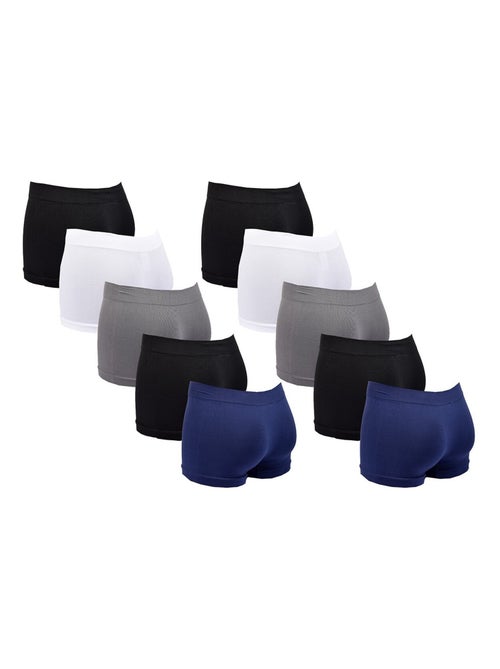 Pack de 10 Cuecas Boxer Sem Costuras SERGIO TACCHINI - Kiabi