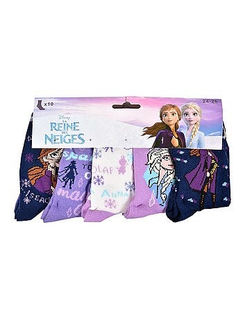 Pack de 10 Meias Rapariga A RAINHA DO GELO