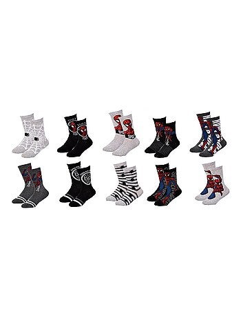 Pack de 10 Meias Rapaz DISNEY SPIDERMAN