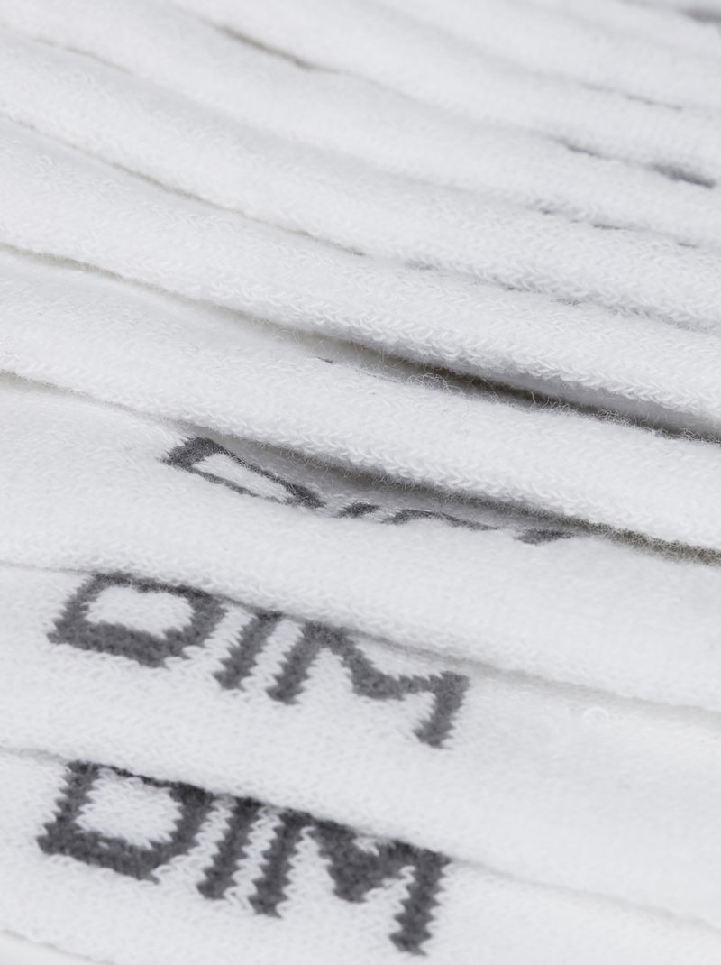 Pack de 10 pares de meias 'Dim' Branco - Kiabi