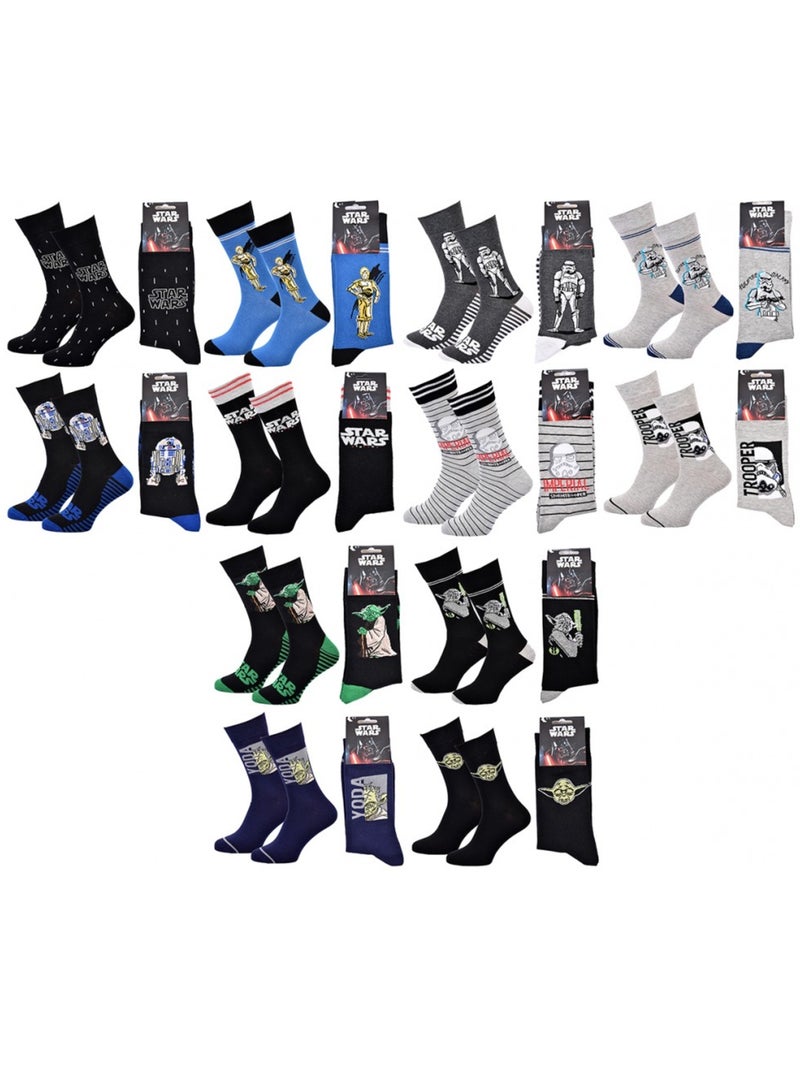 Pack de 12 Meias Homem STW - Conjunto Presente Multicolorido - Kiabi