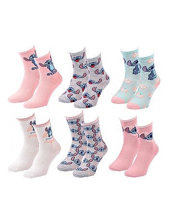 Pack de 12 Meias Rapariga DISNEY LILO ET STITCH