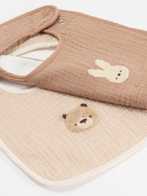 Pack de 2 babetes - Kiabi
