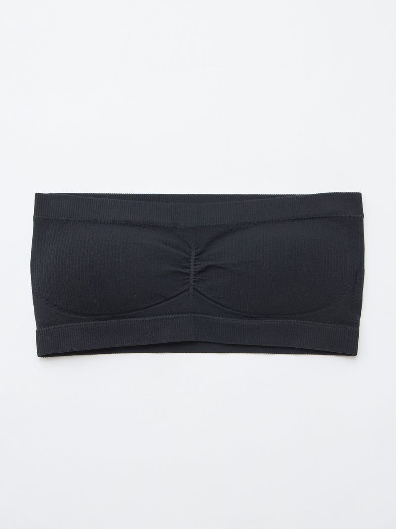 Pack de 2 bandeau em canelado sem costuras Branco - Kiabi