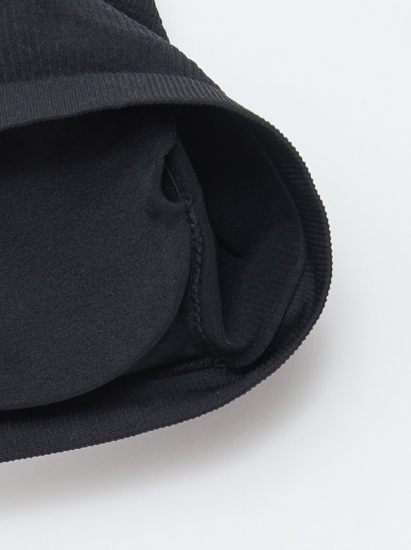 Pack de 2 bandeau em canelado sem costuras Branco - Kiabi