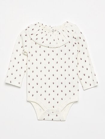 Pack de 2 bodies com gola fantasia