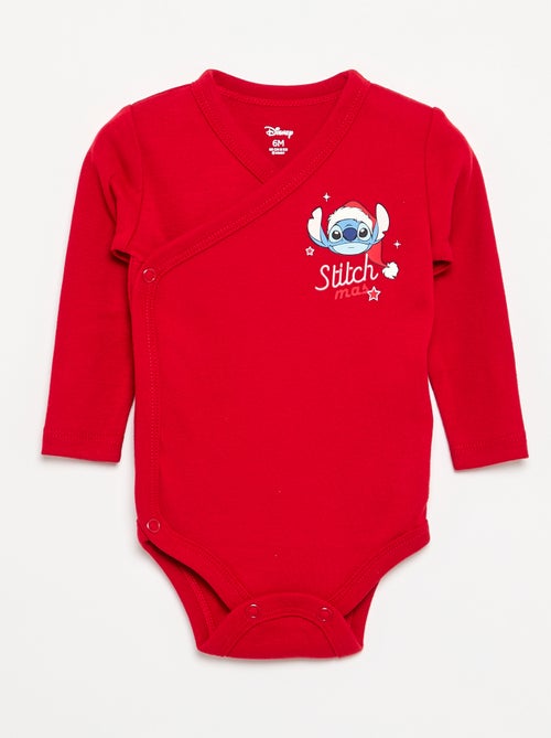 Pack de 2 bodies de Natal 'Stitch' 'Disney' - Kiabi