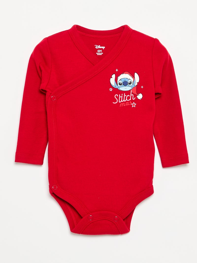 Pack de 2 bodies 'Disney' Vermelho - Kiabi