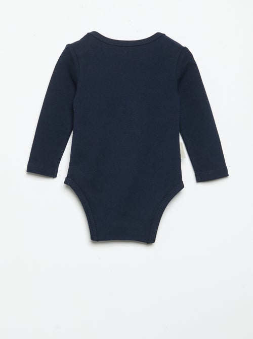 Pack de 2 bodies 'Petit Béguin' - Kiabi