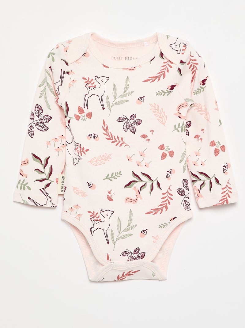 Pack de 2 bodies 'Petit Béguin' Rosa - Kiabi