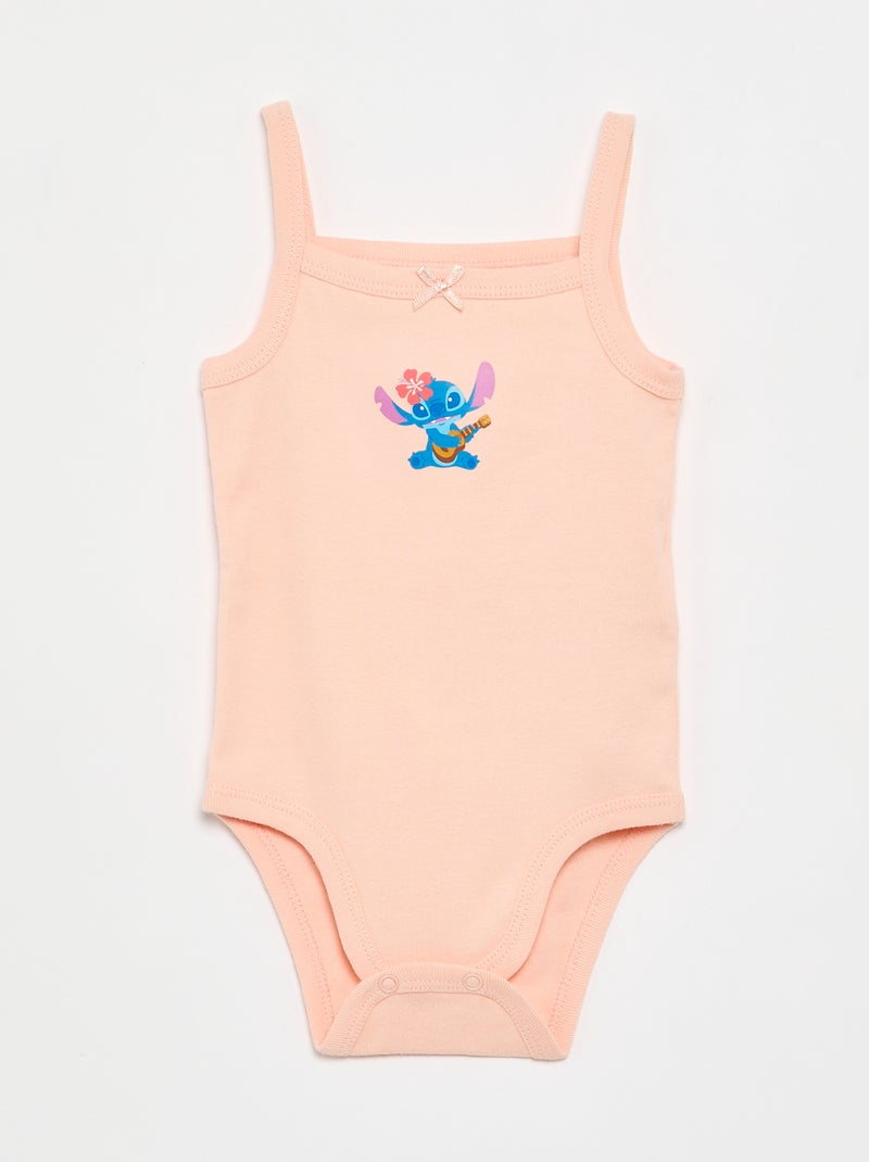 Pack de 2 bodies sem mangas 'Disney' Branco - Kiabi